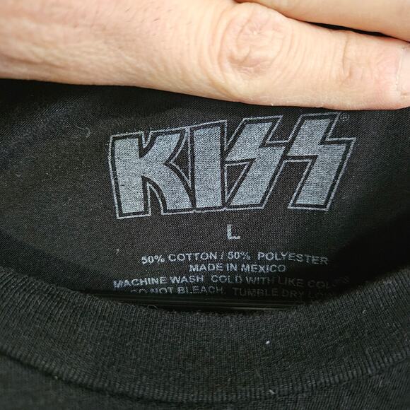 Kiss Band Shirt Black Large Unisex - Picture 4 of 4